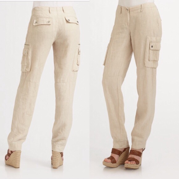 michael kors pants womens silver